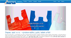 Desktop Screenshot of dapas-konice.cz